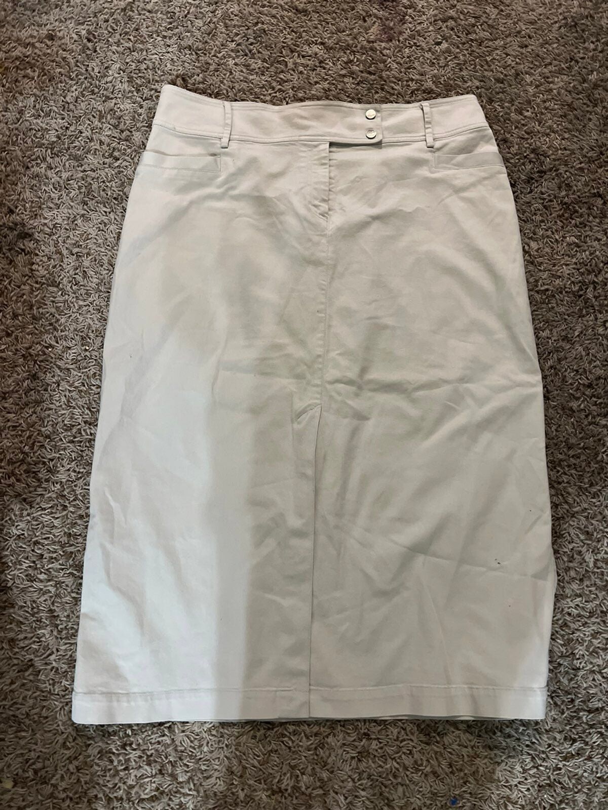 Tommy Hilfiger Beige Skirt  Plus Size (18) Strech